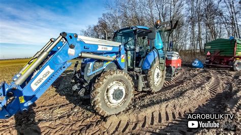 Rozpoczęcie sezonu 2021 Nawozy na rzepak WIOSNA 2021 New Holland t5