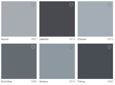 Grey Colour Charts Dulux Australia Grey Colour Chart House Paint