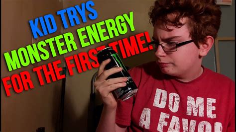 Drinking Monster Energy For The First Time Youtube