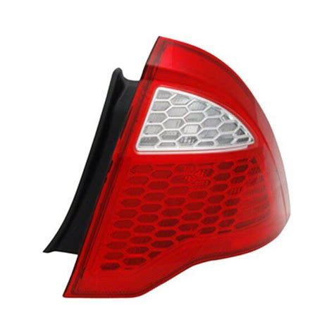 Tail Light Brake Lamp For 10 12 Ford Fusion Right Side Chrome Housing Red Clear Ebay