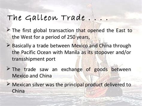 Galleon Trade in the philippines part 1