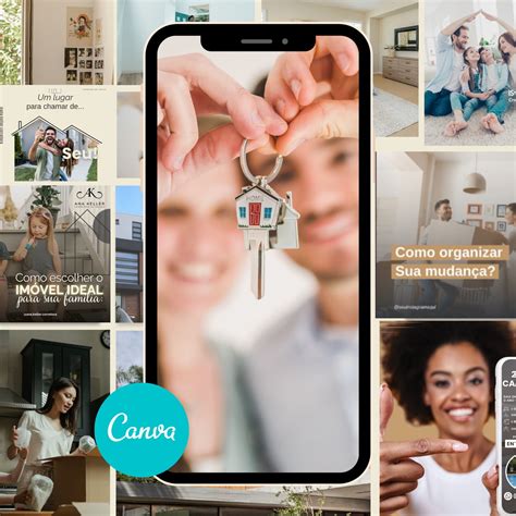 Pack Canva Corretora de Imóveis Templates Editáveis 50 Artes