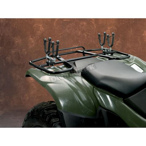 Moose Gloss Black Double Gun Rack 3518 0027 Dennis Kirk