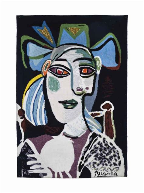 Pablo Picasso Buste De Femme Au Chapeau Bleu Mutualart