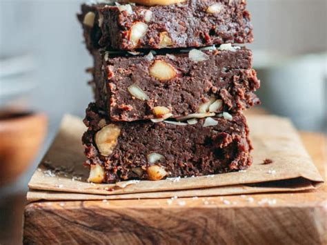 Brownie Sans Gluten Aux Haricots Blancs Et Beurre De Cacahu Tes