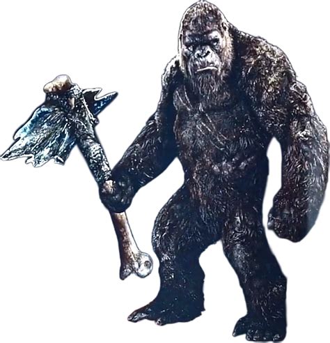 Kong with Battle Axe Render PNG by Jurassicworldcards on DeviantArt