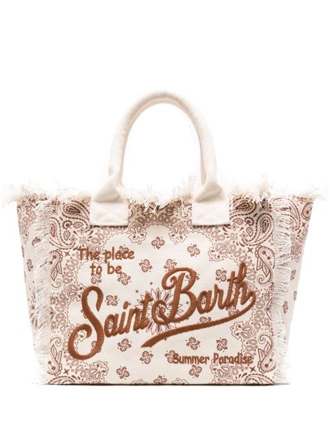 Mc Saint Barth Sac De Plage Vanity Imprim Bandana Farfetch