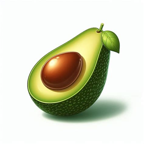 Premium Vector Avocado Vector Cartoon Illustration