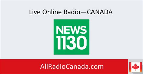 News 1130 Live Radio Online Canada