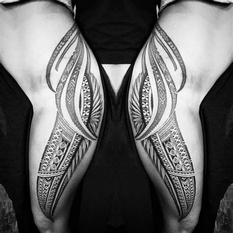 Tahitian Tattoo Hip