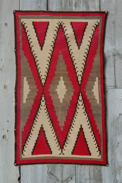 30s FineWeave KLAGETOH NAVAJO RUG Native American Indian Blanket Navaho