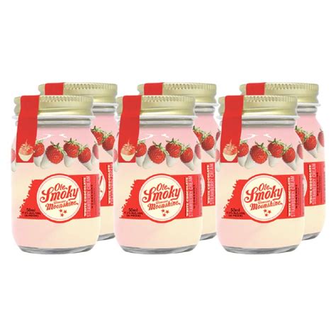 Ole Smoky White Chocolate Strawberry Cream Moonshine 2pk 50ml Legacy Wine And Spirits