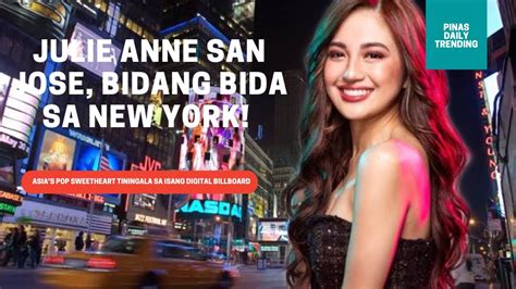 JULIE ANNE SAN JOSE BIDANG BIDA SA NEW YORK YouTube