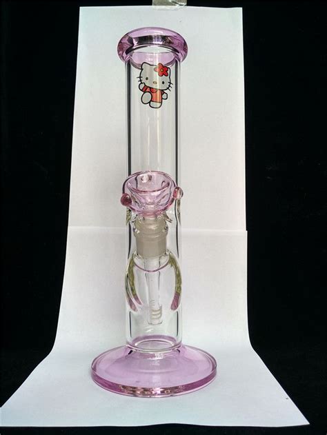 2021 Tiktok Sexy Lovely Cat Girls Glass Bong Thick Pink Glass Water Pipes Cute Cat Bongs Glass