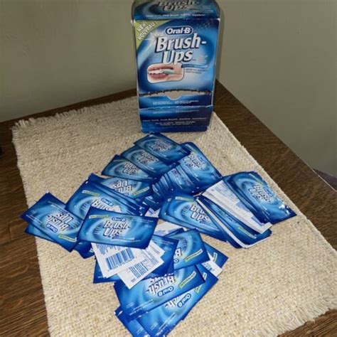 Oral B Brush Ups Teeth Wipes Brushups Oral B Cleaning Retired Lot 56 New Ex03 06 300416650074 Ebay