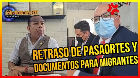 EN VIVO DIPUTADO DAVILA FISCALIZA EL RETRASO DE PASAORTES Y