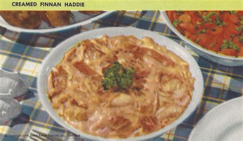 Creamed Finnan Haddie | Vintage Recipe Cards