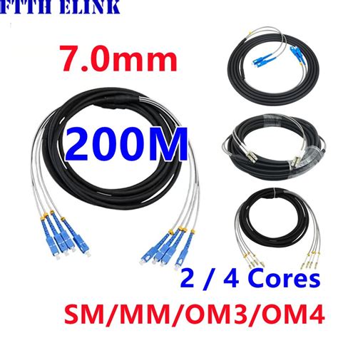 Mtr C C Outdoor Cpri Fiber Optic Patch Cord Sm Om Om Om Lc Sc