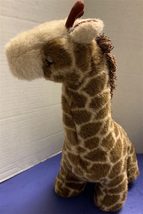 Manhattan Toy Co Vintage 1988 Brown Giraffe Stuffed Plush 14” Rare