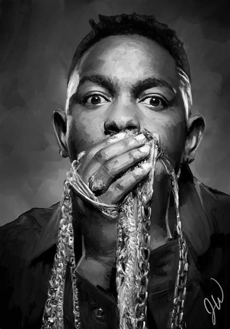 Kendrick Lamar Drawing Hip Hop World Hip Hop Wallpaper Cartoon Drawings