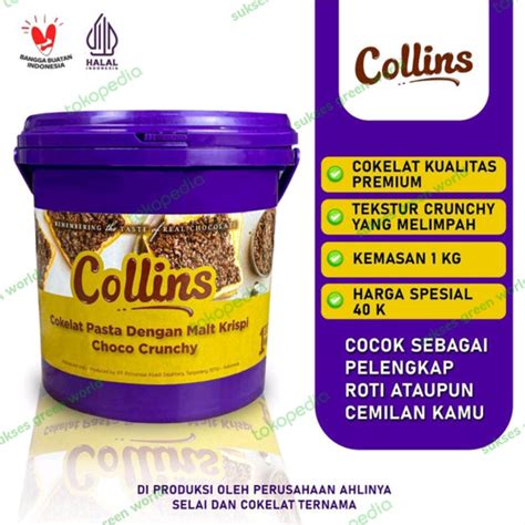 Jual Collins Choco Crunchy 1kg Selei COLLINS Coklat Crunchy 1kg BARU