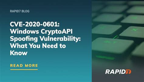 CVE 2020 0601 Windows CryptoAPI Spoofing Vulnerability Details