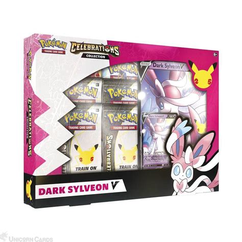 Pokemon TCG Celebrations Collection Dark Sylveon V Box Unicorn