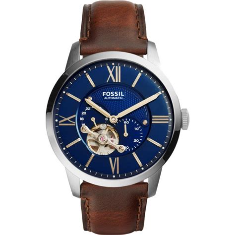 Montre Fossil Townsman ME3110 Montre Cadran Bleu Homme Sur Bijourama