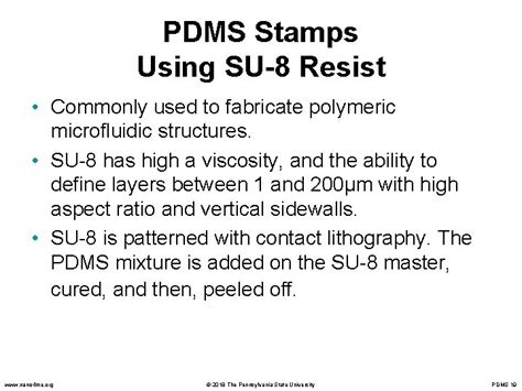 PDMS An Example Of A Versatile Material For