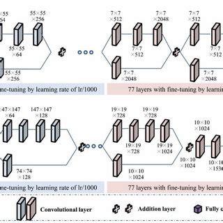 Pre Trained Backbone Networks Resnet And Xception With Fine Tuning