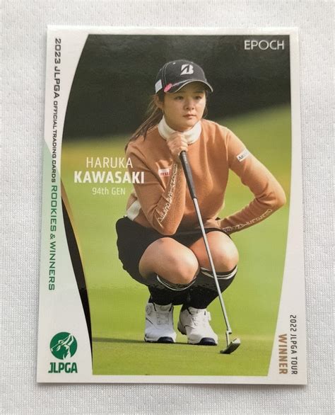 Yahooオークション 川﨑春花2023 Epoch Jlpga 女子ゴルフ Rookies