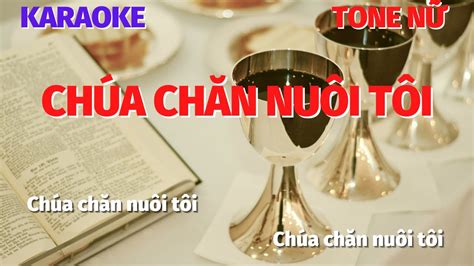 Karaoke Thánh Ca CHÚA CHĂN NUÔI TÔI Nhạc Sống Tone Nữ Nguyễn Hiền