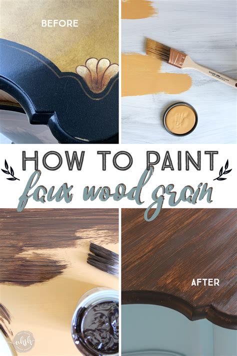 Wood Grain Faux Painting Techniques