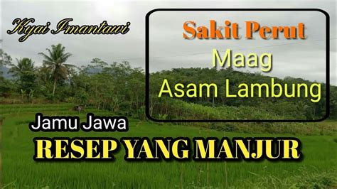 Obat Jamu Tradisional Sakit Perut Maag Dan Asam Lambung Manjur Langsung