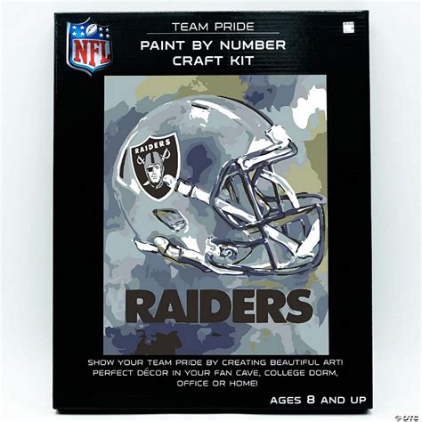 Nfl Las Vegas Raiders Paint By Number Craft Kit