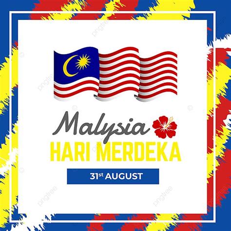 malaysia's flag with the words har merdeka on it