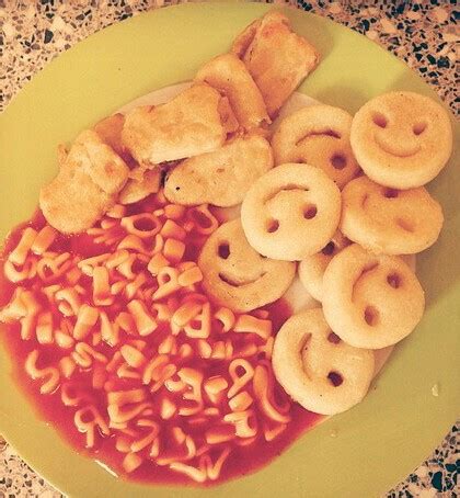 👌💕😋☺ perfect meal, #quorn chicken nuggets, #alphabet spaghetti - #food | Great chicken recipes ...