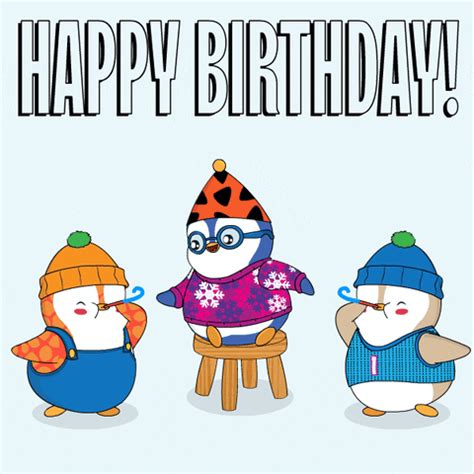 Celebrate Happy Birthday By Pudgy Penguins