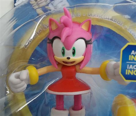 Jakks Pacific Sonic The Hedgehog Amy Rose With Piko Hammer Action The