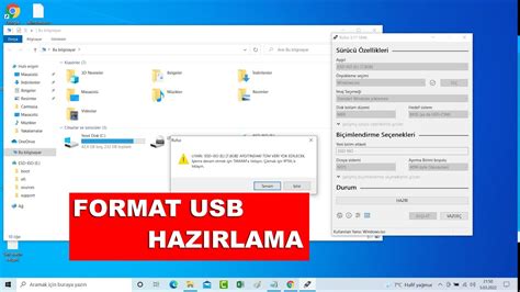 Windows 10 Format USB si Hazırlama Oluşturma 2022 YouTube