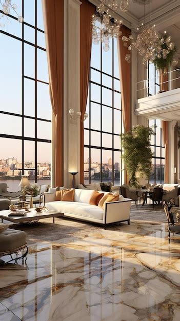 Premium AI Image | Stunning Lavish apartment interior design