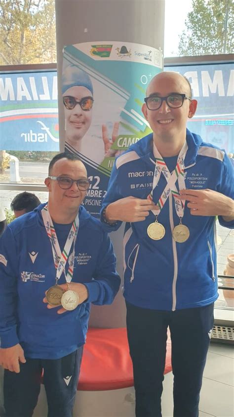 Fabriano Campionati Italiani Nuoto Fisdir Bottino Di Medaglie Per