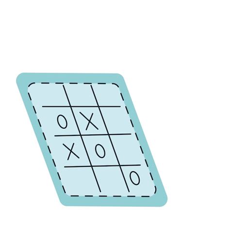 Premium Vector Display Board With Tic Tac Toe Vector Xo Game