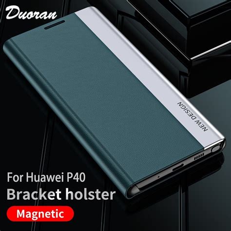 Smart Flip Cover Huawei Mate 20 Pro Case Huawei P30 Pro Smart Flip