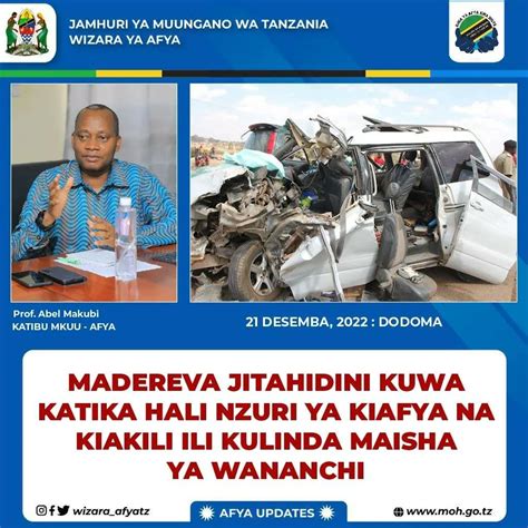 Wizara Ya Afya Tanzania On Twitter Wizara Ya Afya Imewataka