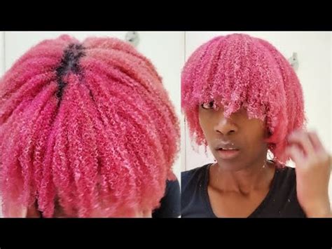 MY REALISTIC WASH DAY ROUTINE ON MY PINK 4C HAIR BLEACHED HAIR WASH