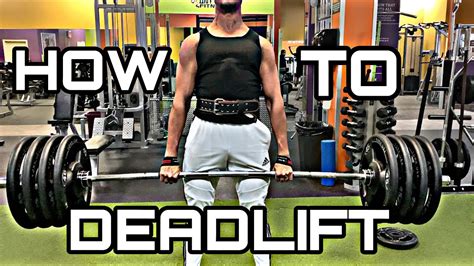 How To Perform The Deadlift Properly Avoid Mistakes Youtube