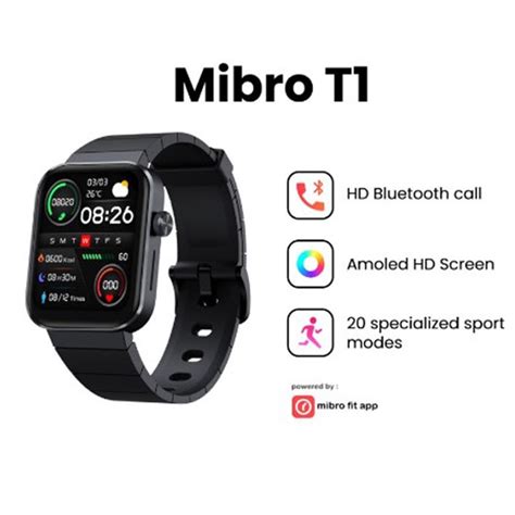 Jual Smart Watch Mibro T Amoled Display Panggilan Bluetooth Call