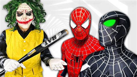 Team Spider Man Vs Bad Guy Team Joker Creation Zombie Live Action