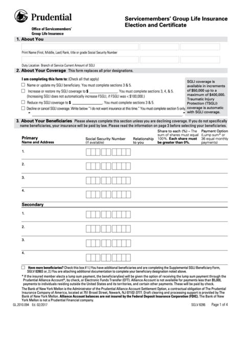 Prudential Life Insurance Claim Form Pdf